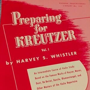 Preparing for Kreutzer Vol 1 Violin Rubank Educational Library